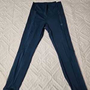 CALIA INSPIRE COLLECTION Stylish Blue High-Rise Leggings